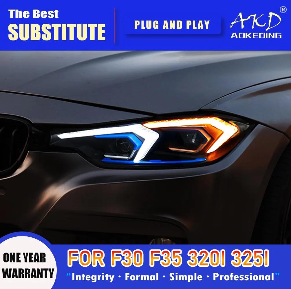 AKD  , BMW F30 F35  LED Ʈ, 2013 2019 Ʈ, 320i 325i DRL  õ,      